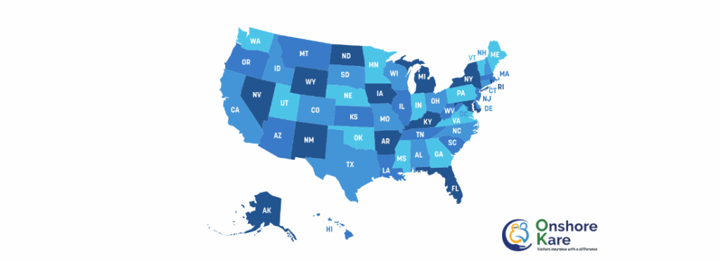 United States Map With States and Their Abbreviations